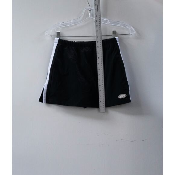 UNIF Women's Size XS Black White Track Skort Mini A Line Athletic Lined - Picture 3 of 9